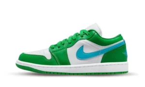 AIR JORDAN 1 LOW LUCKY GREEN AQUATONE (W)