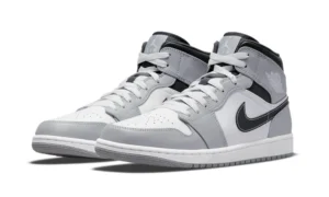 AIR JORDAN 1 MID ANTHRACITE - boční