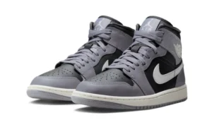 AIR JORDAN 1 MID CEMENT GREY (W) - boční