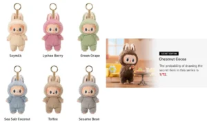 POP MART LABUBU THE MONSTERS TASTY MACARONS VINYL PLUSH PENDANT SINGLE BLIND BOX
