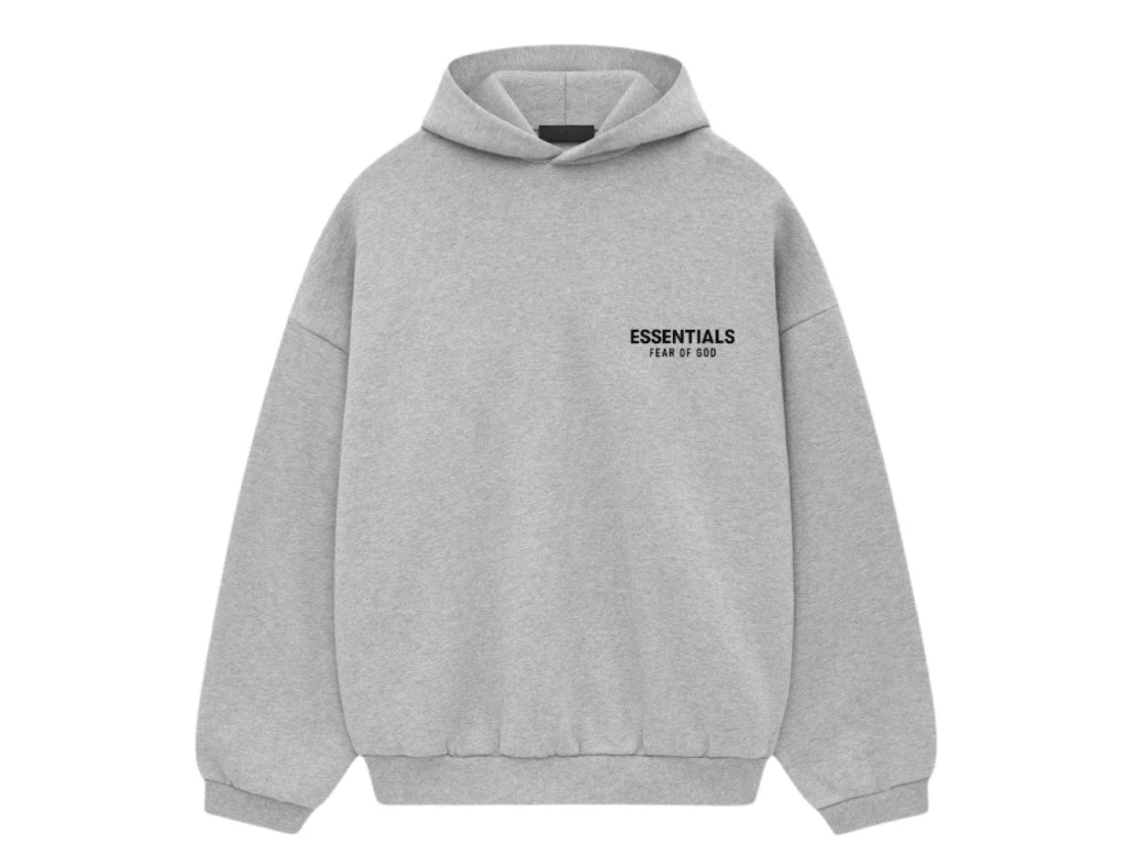 Fear of God Essentials Hoodie (FW24) Light Heather Gray